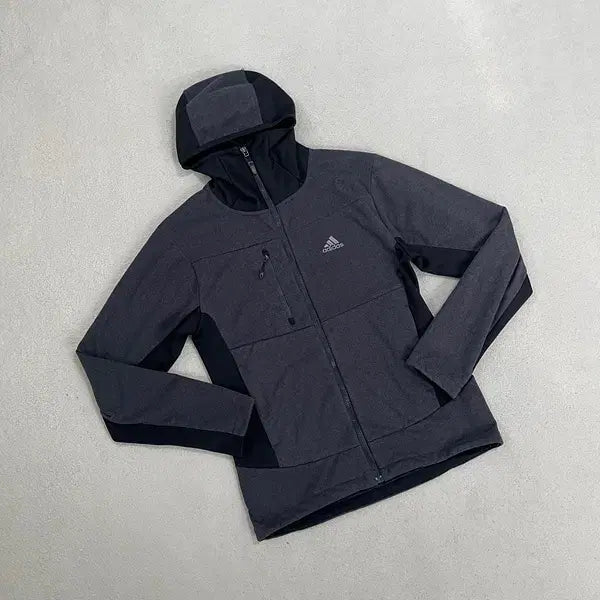 [BUNJANG] Adidas Fleece Hooded Zip-Up Jacket (M) / M 아디다스 후리스 후드집업 자켓 B.2859