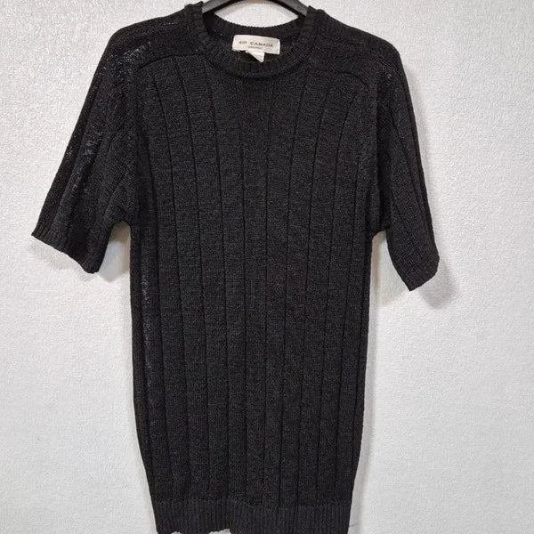 [BUNJANG] Air Canada Rayon Short Sleeve Knit Top Size 66 / AIR CANADA 레이온 반팔니트 66