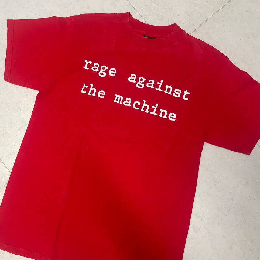 [BUNJANG] Rage Against The Machine 90s Graphic T-Shirt - Large / [L] 90's rage against the machine 반팔 티셔츠