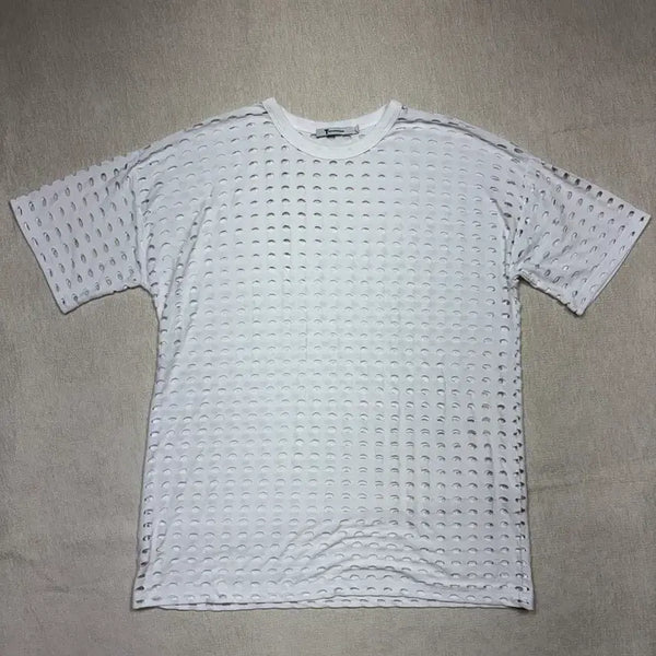 [BUNJANG] Alexander Wang Perforated T-Shirt / 정품 알렉산더 왕 펀칭 티셔츠