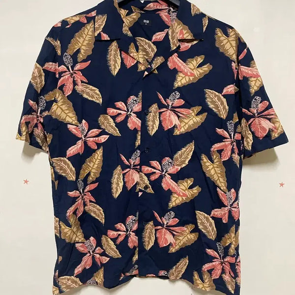 [BUNJANG] Uniqlo Hawaiian Short Sleeve Shirt / 유니클로 하와이 반팔 셔츠