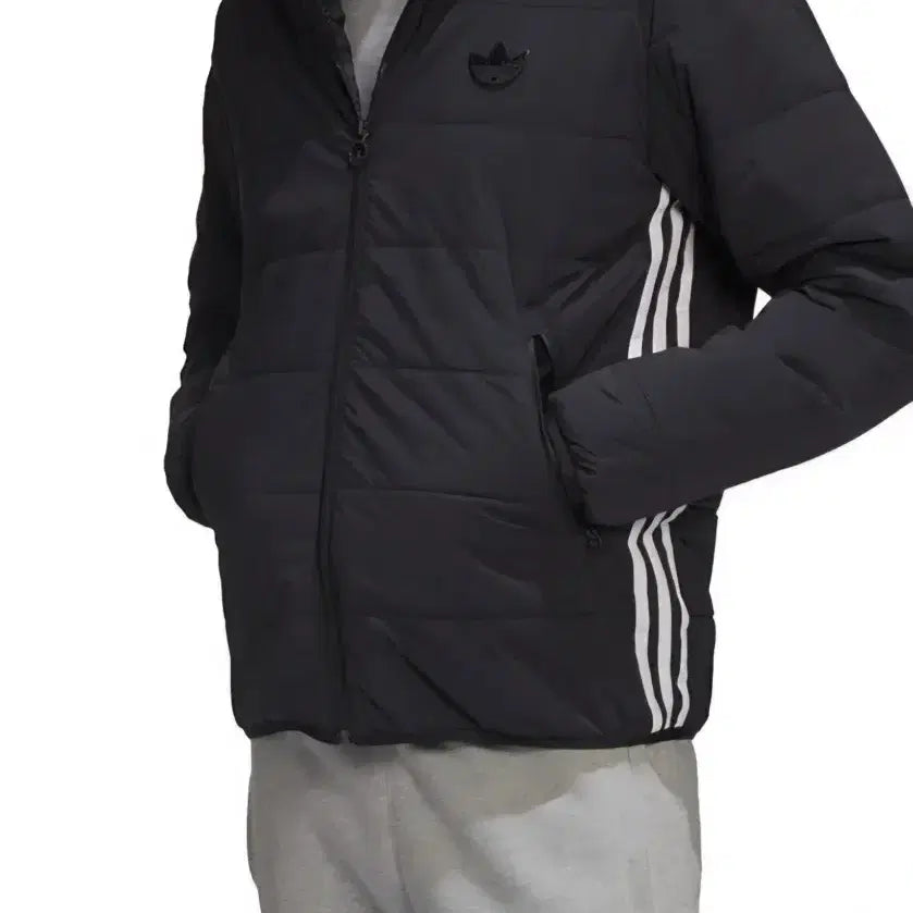 [BUNJANG] Adidas Lightweight Padded Zip-Up Jumper (GE1342) / 새상품급) 아디다스 라이트웨이트 패디드 집업 점퍼GE1342 표기사이즈3xl(xl이나2xl추천)  아우터/패딩점퍼/남성용/폴리에스터/길이: 기본(힙선)/후드/긴팔/겨울용/색상: 블