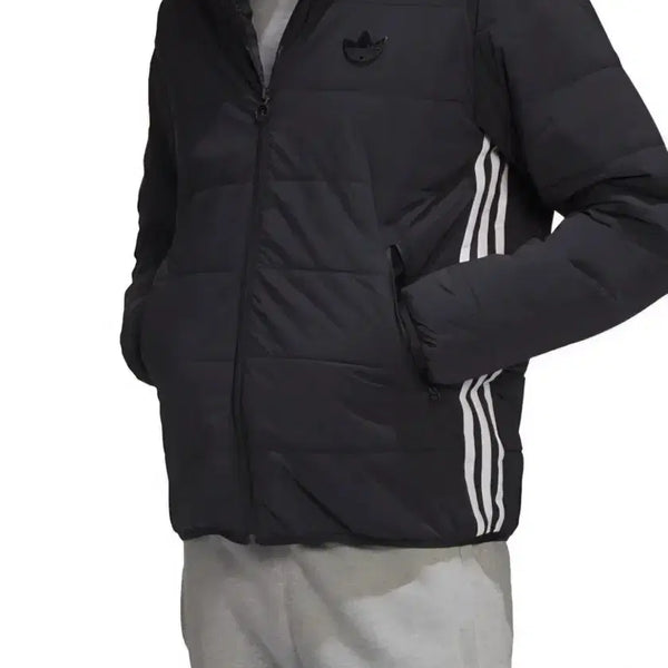 [BUNJANG] Adidas Lightweight Padded Zip-Up Jumper (GE1342) / 새상품급) 아디다스 라이트웨이트 패디드 집업 점퍼GE1342 표기사이즈3xl(xl이나2xl추천)  아우터/패딩점퍼/남성용/폴리에스터/길이: 기본(힙선)/후드/긴팔/겨울용/색상: 블