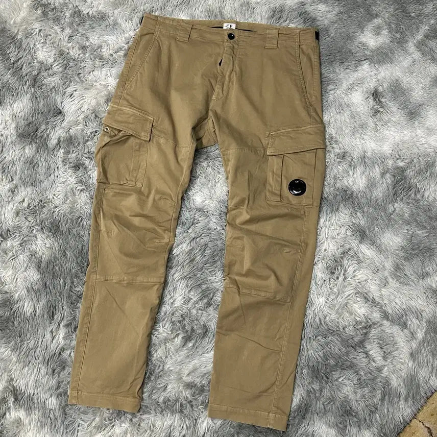 [BUNJANG] CP Company Cargo Pants Beige Size 52 / cp컴퍼니 카고팬츠 베이지 52