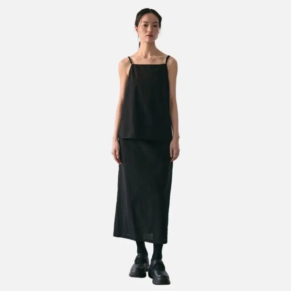 [BUNJANG] EQL Essential by EQL Check Sheer A-Line Skirt / EQL 에센셜바이이큐엘 check sheer a line 치마