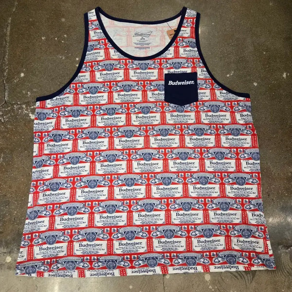 [BUNJANG] USA Vintage Budweiser Men's Sleeveless T-Shirt XL / 미국빈티지 버드와이저 남성 민소매 나시 티셔츠