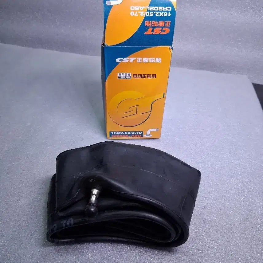 [BUNJANG] CST 16-inch Electric Bicycle Inner Tube CR202L-A60 / CST 16인치 전동차용 튜브 새제품