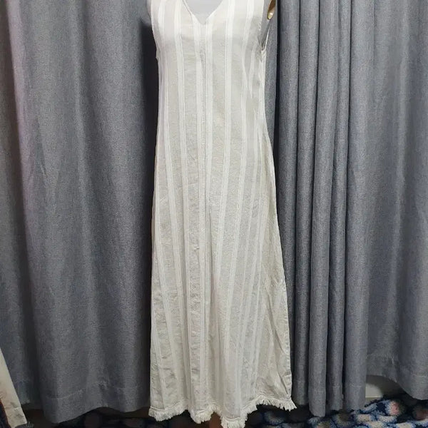 [BUNJANG] Mui Linen Maxi Dress / 무이 린넨 맥시 원피스