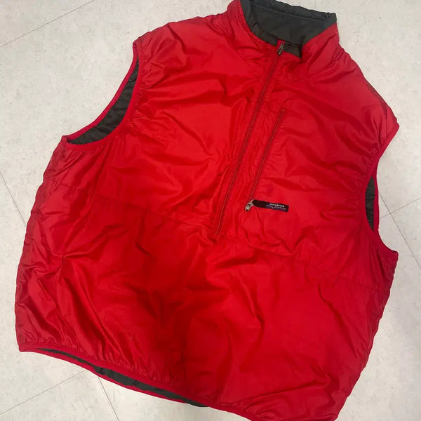 [BUNJANG] Patagonia Puffball Vest Red/Khaki XL / [XL] 파타고니아 빈티지 퍼프볼 베스트 레드/카키