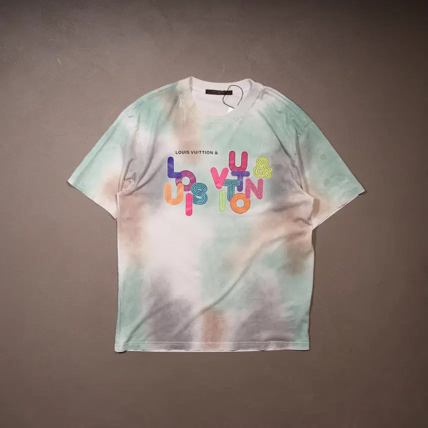 [BUNJANG] Louis Vuitton Printing Short Sleeve T-Shirt / 루이비통 프린팅 반팔티셔츠 A455