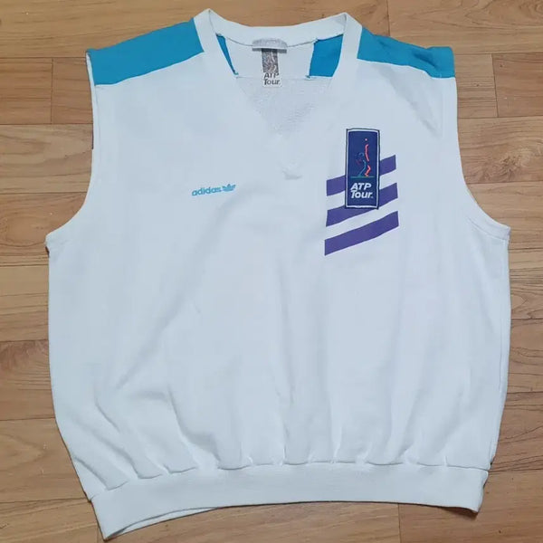 [BUNJANG] Adidas Vintage ATP Tennis Vest Tour Retro Collection / 아디다스 빈티지 ATP 테니스 베스트 투어 레트로 컬넥션 구제