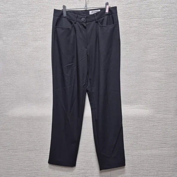 [BUNJANG] Black Basic Slack Pants / 자405 슬랙스 바지
