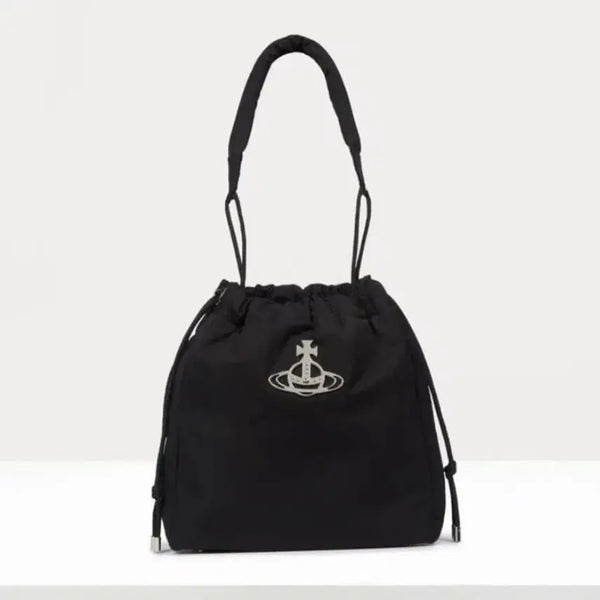 [BUNJANG] Vivienne Westwood Hillary Bucket Bag Black Nylon / 비비안 웨스트우드 힐러리 버킷백 블랙