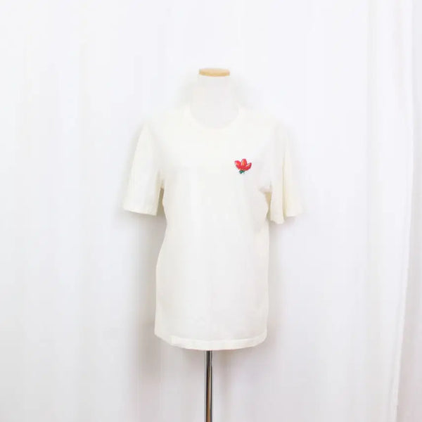 [BUNJANG] Adidas Women's Round Neck Short Sleeve T-Shirt White / [정품] 아디다스 여성 라운드넥 반팔 티셔츠 (90) 상상샵