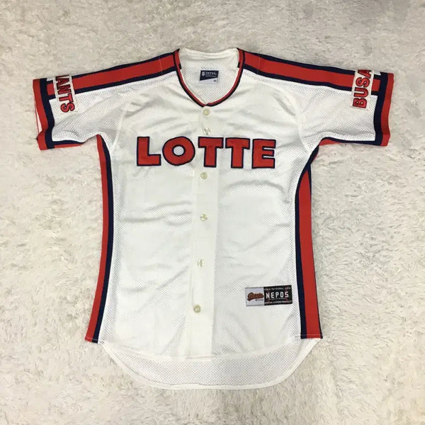 [BUNJANG] Lotte Giants Old No-Marking Baseball Jersey Size 90 / 롯데자이언츠 올드 노마킹 유니폼 GG20