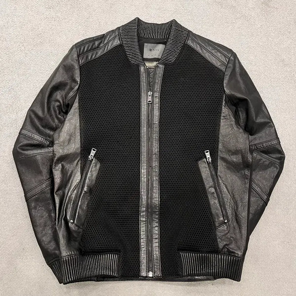 [BUNJANG] 100% Lambskin Leather Jacket / 100 닉스 양가죽 자켓
