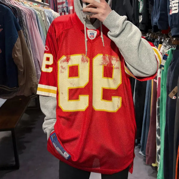 [BUNJANG] Reebok Kansas City Chiefs NFL Football Jersey - Red, Number 99 / [IM] Reebok NFL 캔자스시티 치프스 BELL NO.99 풋볼 져지 레드
