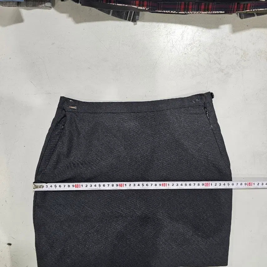 [BUNJANG] Used School Uniform Skirt Size 71 Charcoal Gray / 중고 교복치마 사이즈 71 짧치