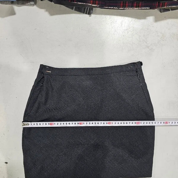 [BUNJANG] Used School Uniform Skirt Size 71 Charcoal Gray / 중고 교복치마 사이즈 71 짧치