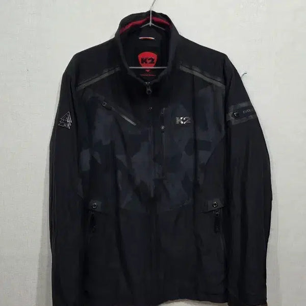 [BUNJANG] K2 Men's Camouflage Zip-Up Jacket Black / K2 남성 카모플라쥬 집업 자켓 블랙