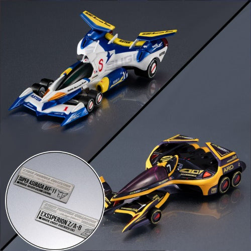 [BUNJANG] MegaHouse Cyber Formula Super Asurada AKF-11 & Experion Z/A-8 Knight Schumacher Set (POB) / 신세기GPX 사이버포뮬러 슈퍼아스라다 AKF-11 엑스페리온Z/A-8 나이트 슈마허 세트 (특전)