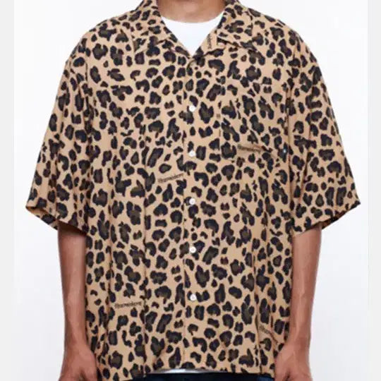 [BUNJANG] Reveriders Original Leopard Print Rayon Shirt / 리버레이더스 LEOPARD