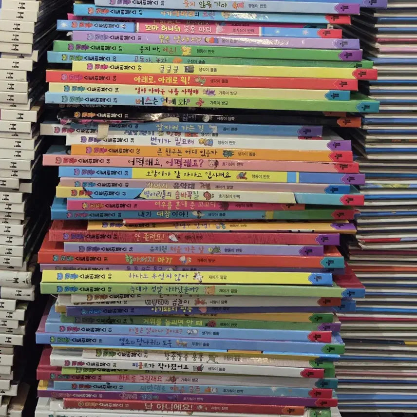[BUNJANG] Little Storybooks Korean Tolstoy 58-Volume Set Children's Books (Used) / 리틀스토리북스 한국톨스토이 출판사 58권 세트 어린이책 중고책