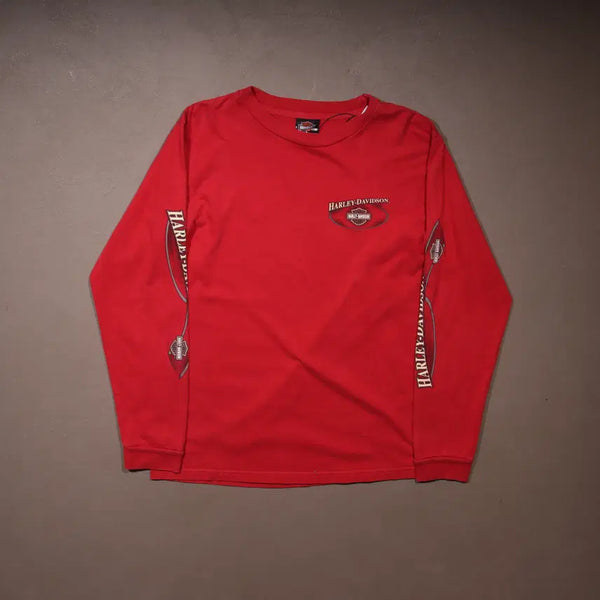 [BUNJANG] Harley-Davidson 00s Graphic Long Sleeve T-Shirt / 00's 할리데이비슨 프린팅 긴팔티셔츠 A457