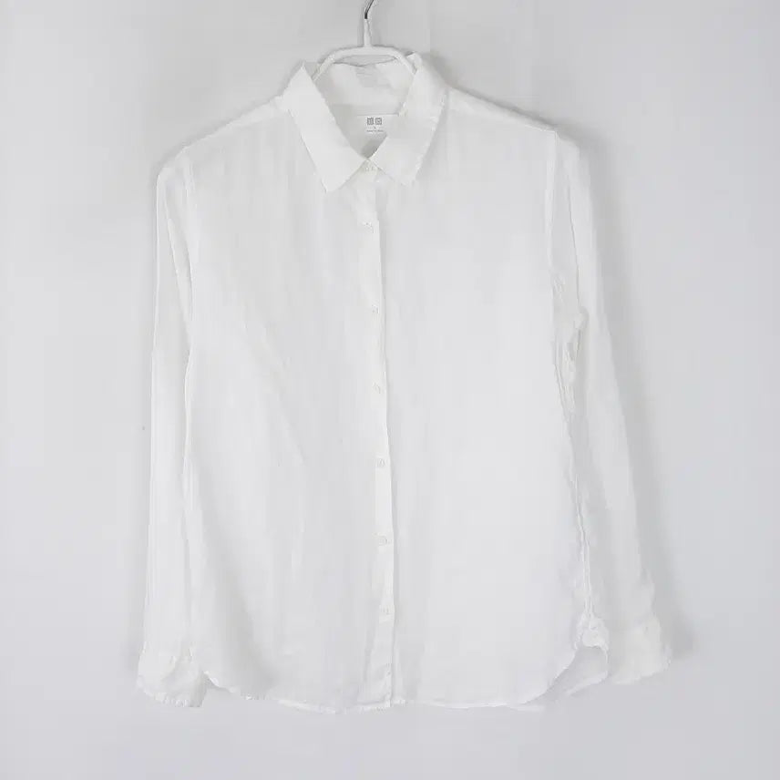 [BUNJANG] Uniqlo 100% Linen Women's Shirt M / 유니클로 린넨 100% 여성셔츠M