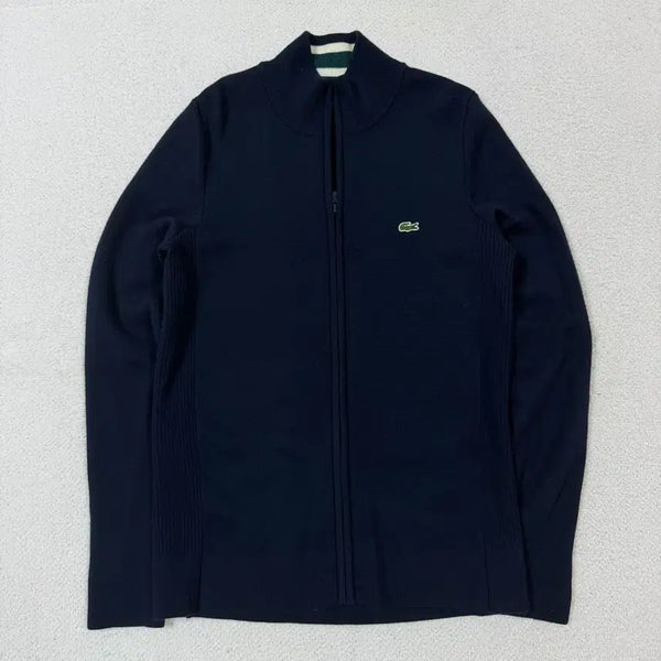[BUNJANG] Lacoste Knit Zip-Up Navy / 라코스테 니트 집업 네이비