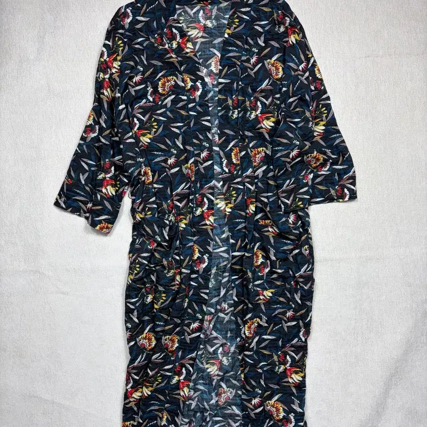 [BUNJANG] BEAKER Flower Long Robe / 정품 비이커 플라워 롱 로브