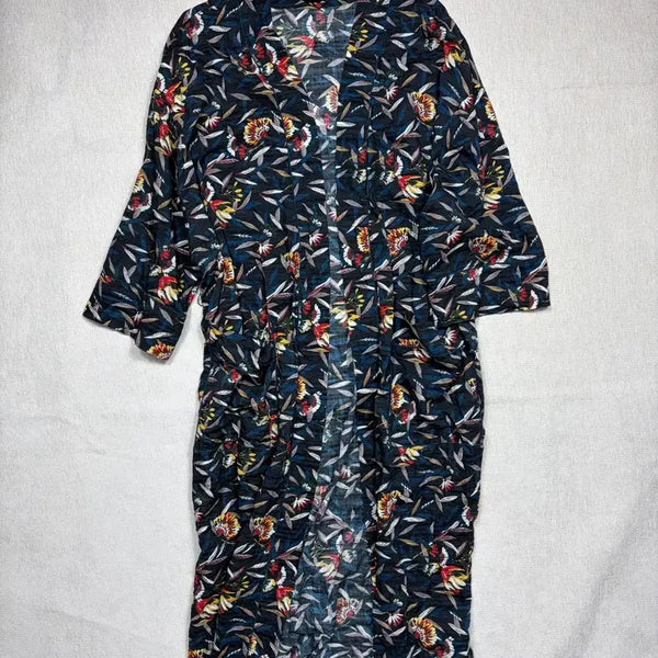 [BUNJANG] BEAKER Flower Long Robe / 정품 비이커 플라워 롱 로브