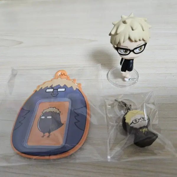 [BUNJANG] Haikyuu!! Tsukishima Kei Gacha Keychains Bundle Set / 하이큐 츠키시마 케이 가챠 일괄