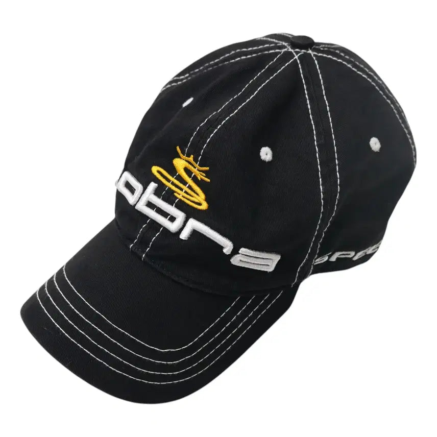 [BUNJANG] Cobra Vintage Stitch Logo Embroidered Ball Cap / Cobra 코브라 골프 빈티지 스티치 로고 자수 볼캡