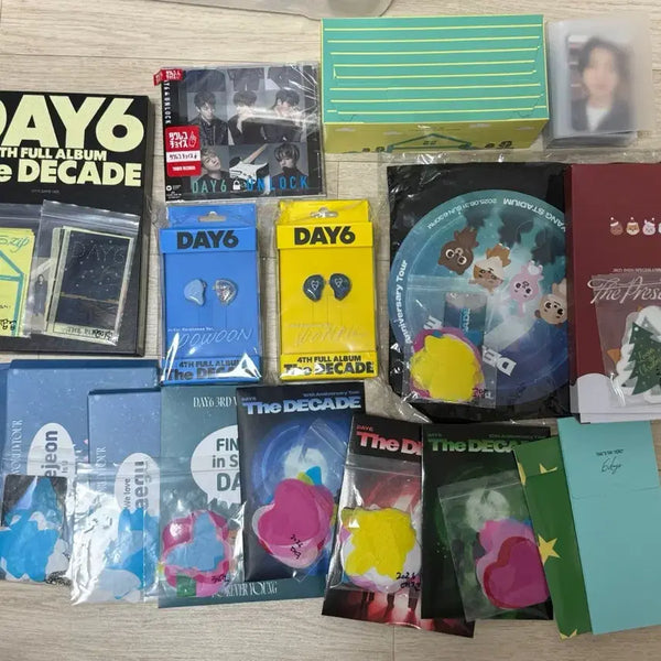 [BUNJANG] Day6 10th Anniversary & Japan Album Photocard & Gift Bundle Set / 데이식스 앨범 및 기프트 일괄양도