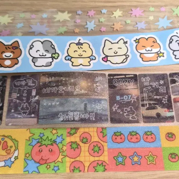 [BUNJANG] Kiss Cut Stickers - Small Packs / 키스컷 소분 키스컷띵