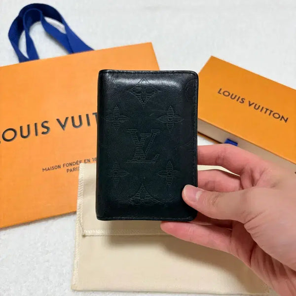 [BUNJANG] Louis Vuitton Shadow Monogram Card Holder / 루이비통 쉐도우 모노그램 카드지갑