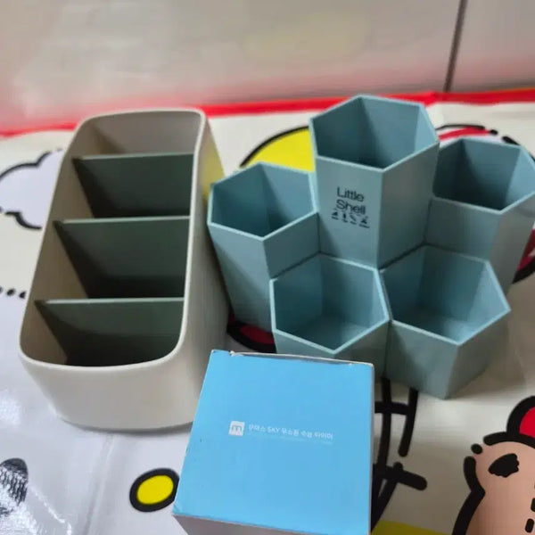 [BUNJANG] Multi-purpose Desk Organizer with Timer (Sealed) / 다용도 문구 필기구 꽂이+타이머(미개봉)  팝니다