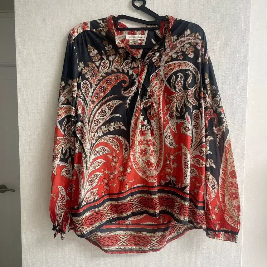 [BUNJANG] Isabel Marant Etoile Paisley Cotton Blouse Size 36 / (정품) 이자벨마랑 에뚜왈 페이즐리 블라우스 36