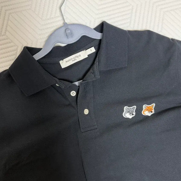[BUNJANG] Maison Kitsuné Double Fox Head Black T-shirt XS / 메종키츠네 더블폭스헤드 블랙 xs