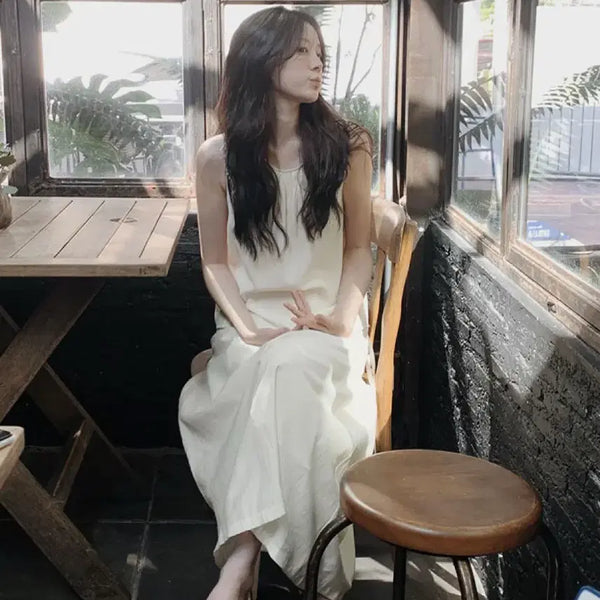 [BUNJANG] Slowand Sleeveless Blouse and Skirt Set / 슬로우앤드 나시 블라우스 스커트 세트 새 제품