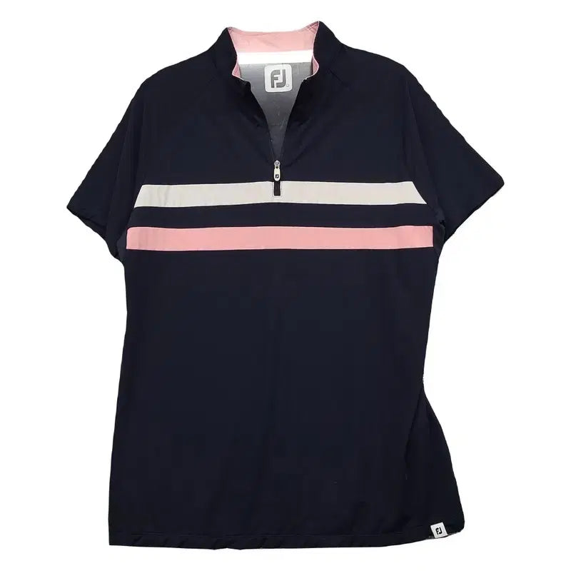 [BUNJANG] FootJoy Navy Golf Short Sleeve Polo Shirt L / 풋조이 네이비 골프 반팔 카라티 L