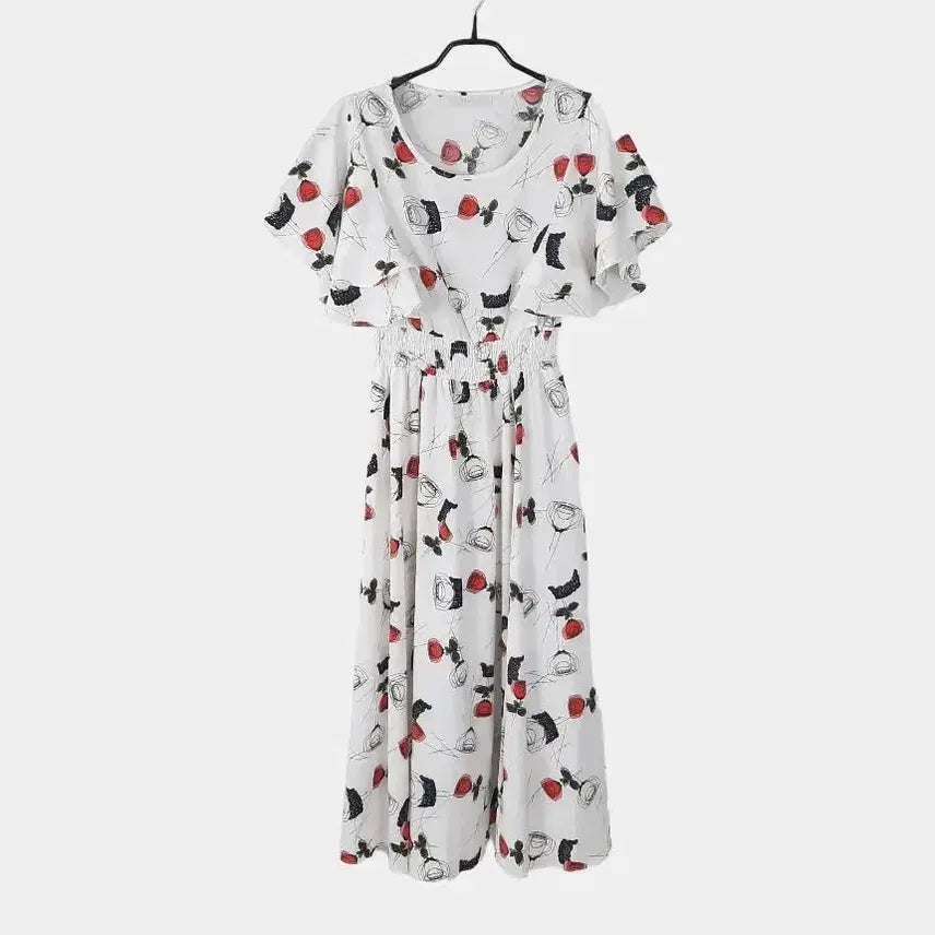 [BUNJANG] Invest Flower Long Dress / invest 플라워 롱 원피스F