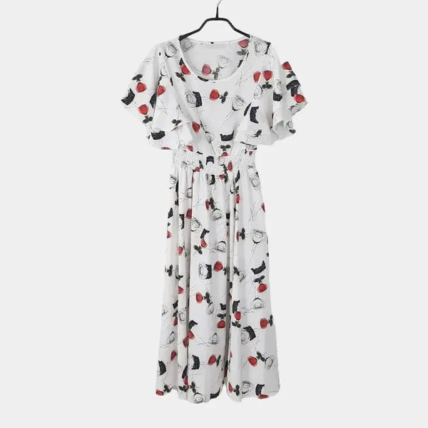 [BUNJANG] Invest Flower Long Dress / invest 플라워 롱 원피스F