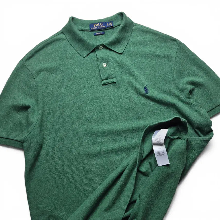 [BUNJANG] Polo Ralph Lauren Green PK Collar T-Shirt XL / [XL] 폴로 랄프로렌 PK 카라티 그린