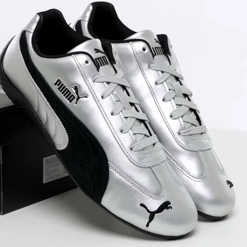 [BUNJANG] Puma Speedcat Silver Sneakers / 푸마 스피드캣 실버