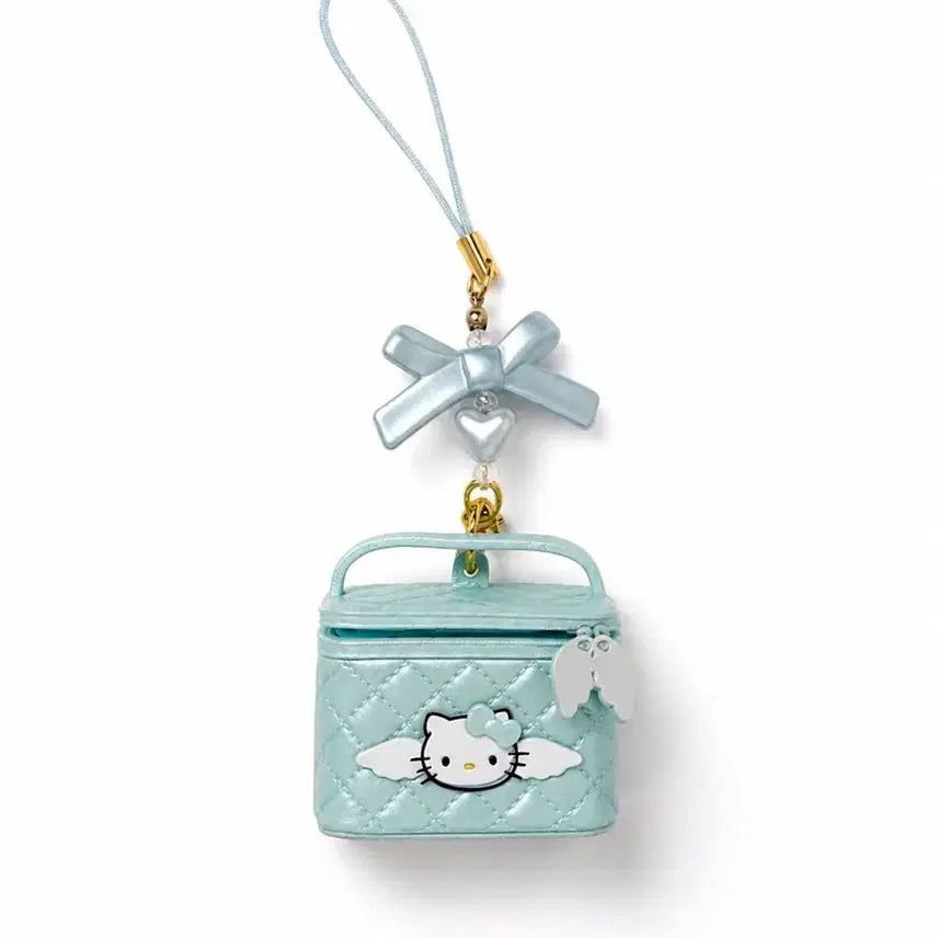 [BUNJANG] Sanrio Hello Kitty Mini Quilt Series Bag Charm Keychain / 키티 미니 퀼트 시리즈 백참 랜덤 키링 [일본정품]