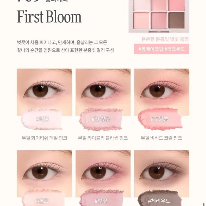 [BUNJANG] Dinto Eyeshadow Palette - Blossom Bloom / 딘토 섀도우 팔레트 꽃의 개화