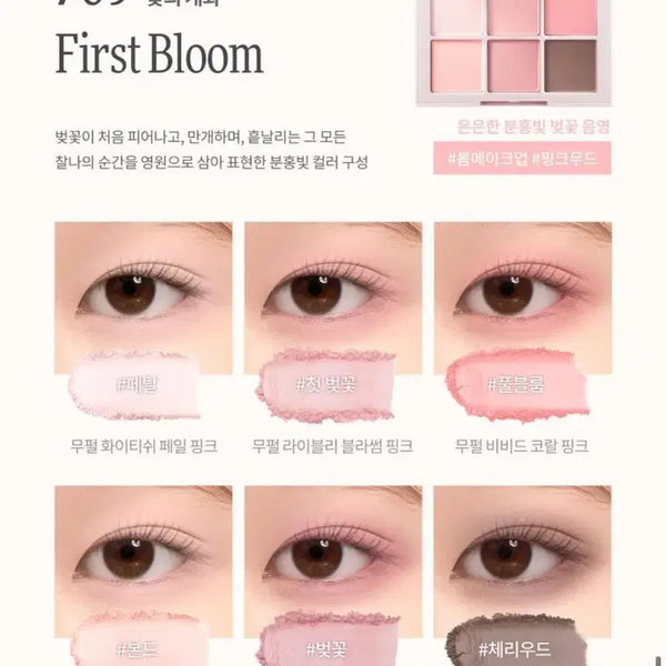 [BUNJANG] Dinto Eyeshadow Palette - Blossom Bloom / 딘토 섀도우 팔레트 꽃의 개화