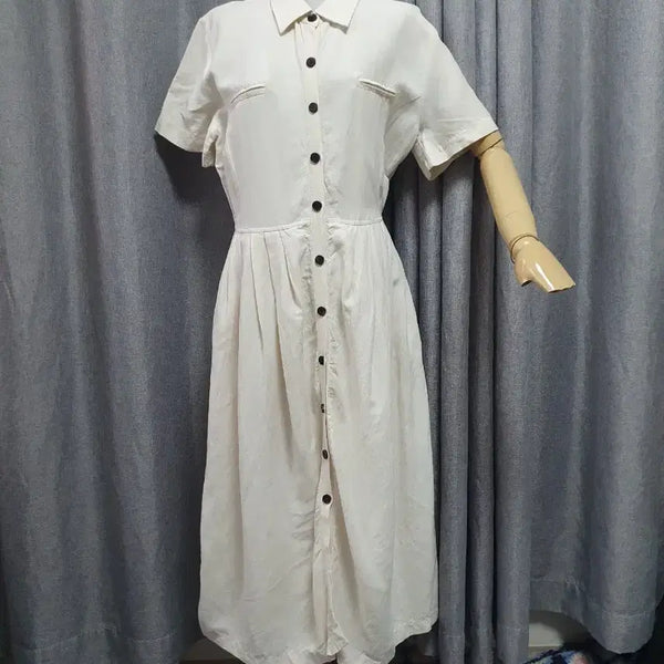 [BUNJANG] URAGO Linen Maxi Dress / 유라고 린넨 맥시원피스